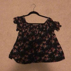 American Eagle Off The Shoulder Shirt